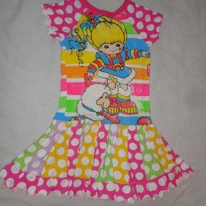 Rainbow Brite Twirl Upcycled Dress